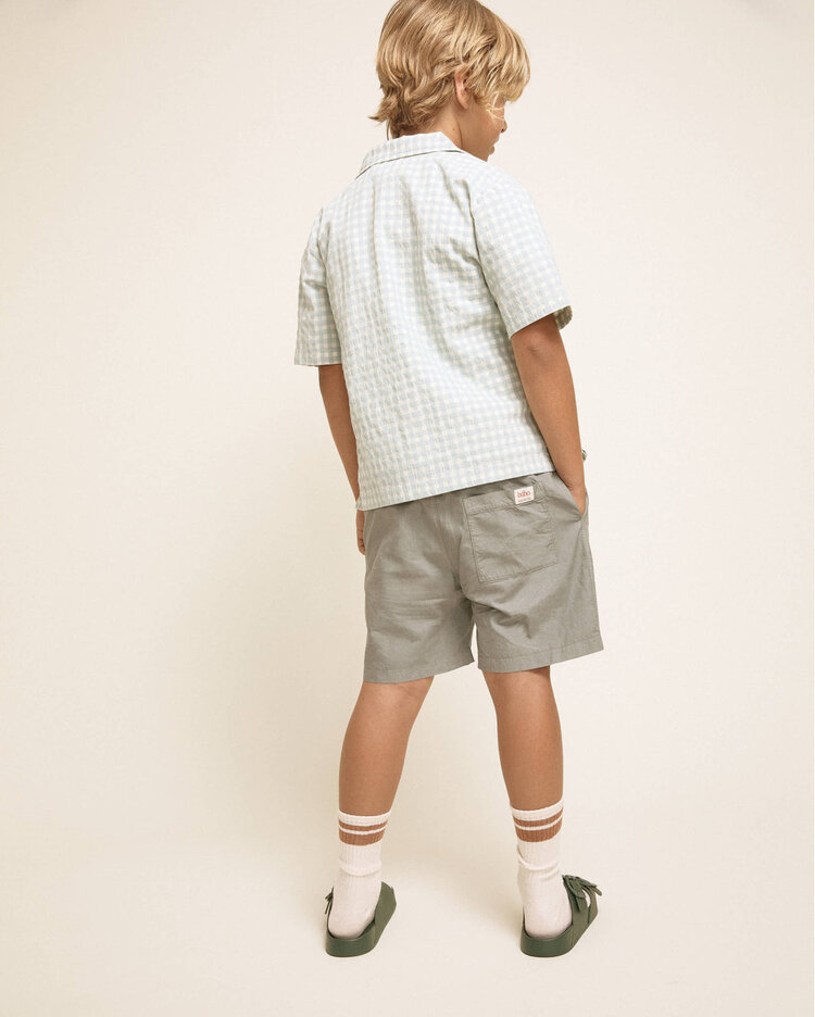 Búho Poplin Bermuda - Antraciet