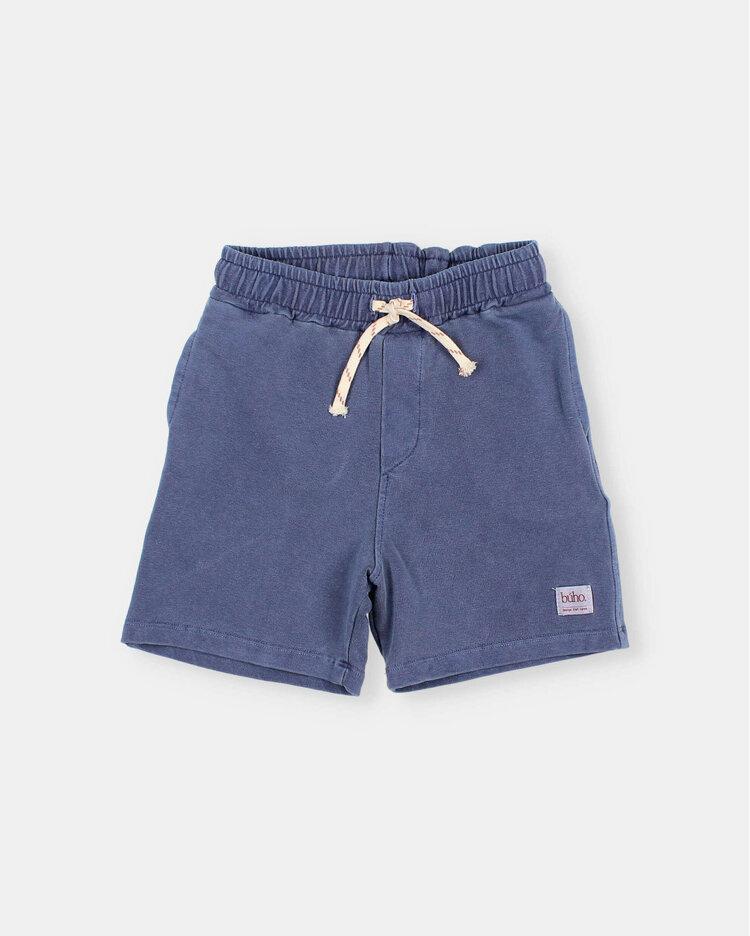 Búho Fleece Bermuda Jogger - Marine