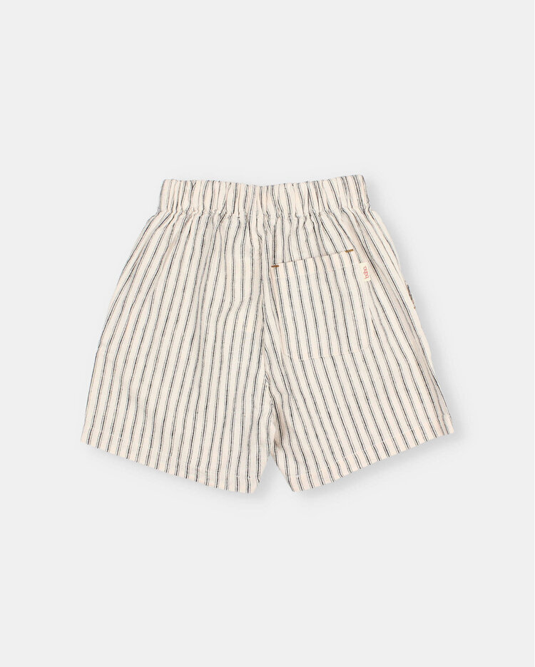 Búho Linen Stripes Bermuda - Only