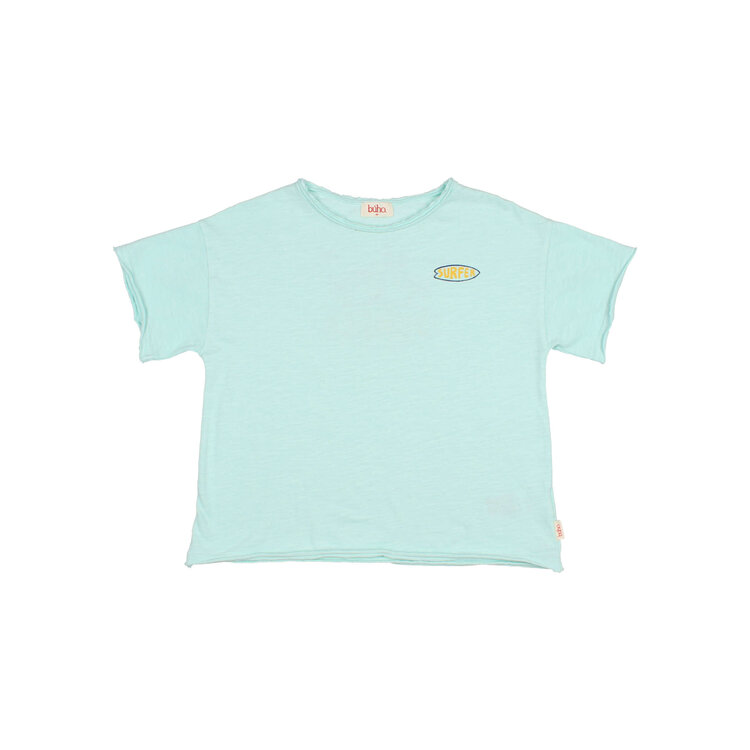 Búho Surfer T-Shirt - Aqua