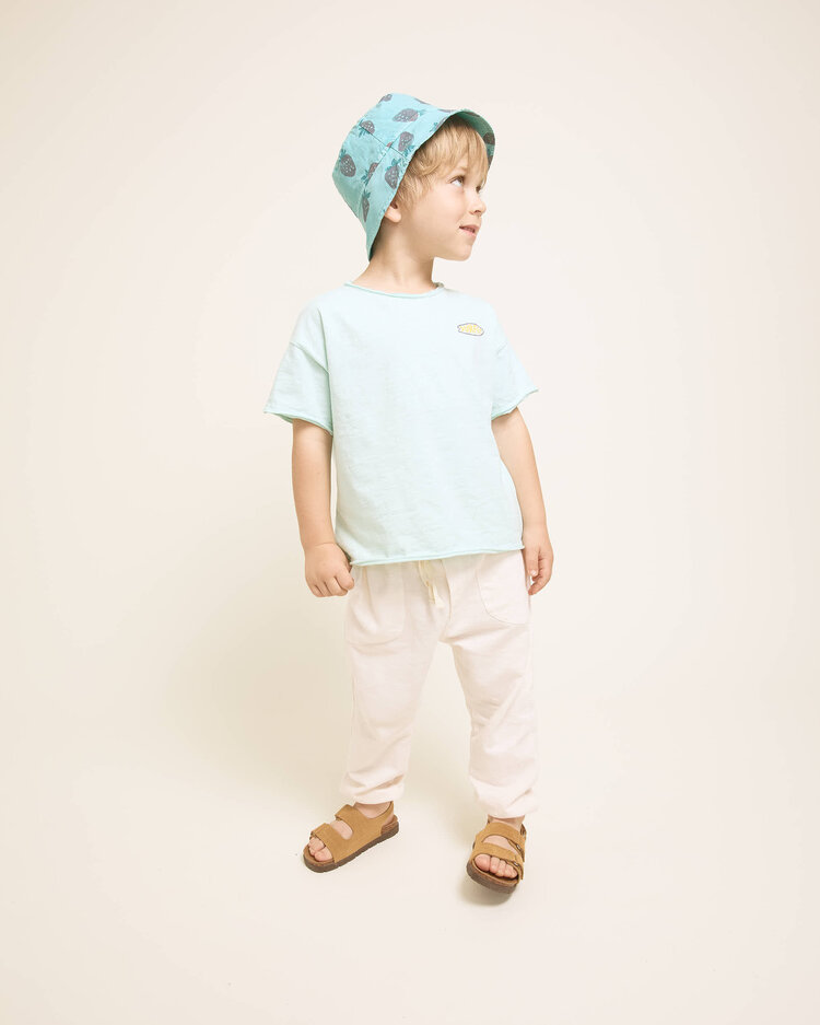 Búho Surfer T-Shirt - Aqua