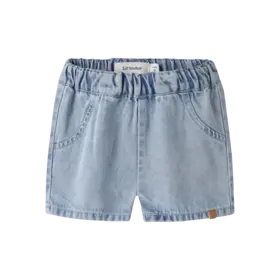Lil'Atelier Baby River Loose Shorts - Medium Blue Denim