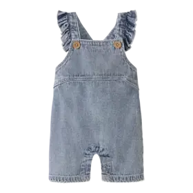 Lil'Atelier Baby Funda Loose Overall - Medium Blue Denim