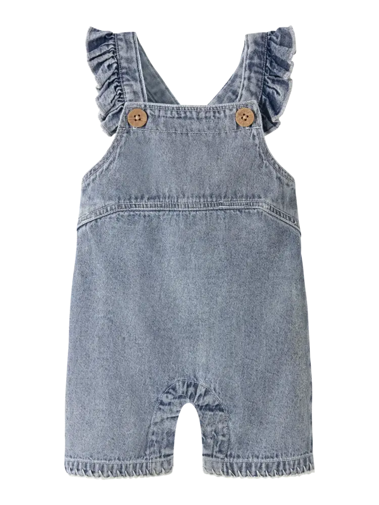 Lil'Atelier Baby Funda Loose Overall - Medium Blue Denim