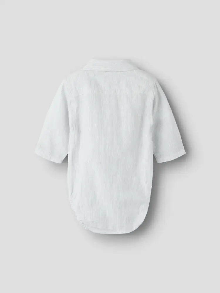 Lil'Atelier Baby Jesper LS Body - Gray Dawn