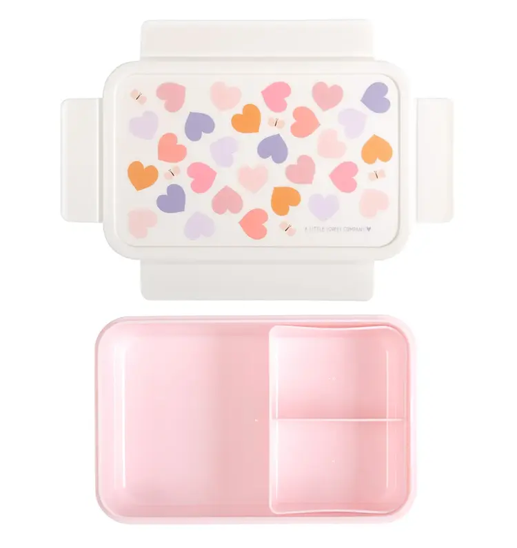 A Little Lovely Company Bento lunchbox - Hartjes