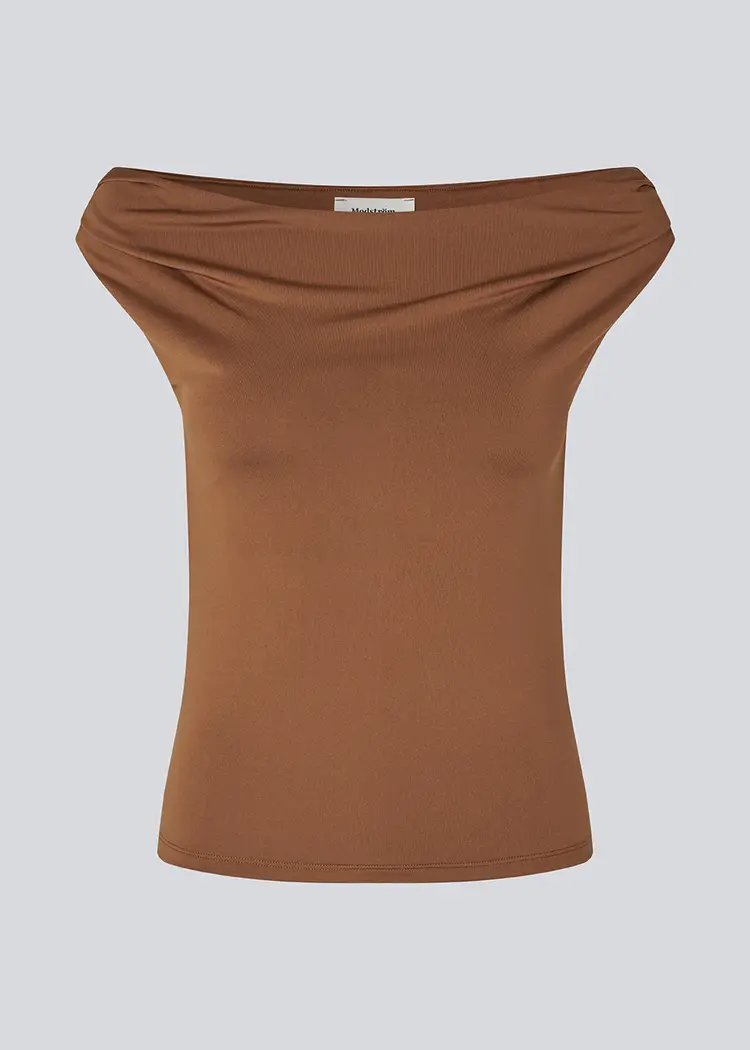 Modström Hima Off-shoulder Top - Nuthatch
