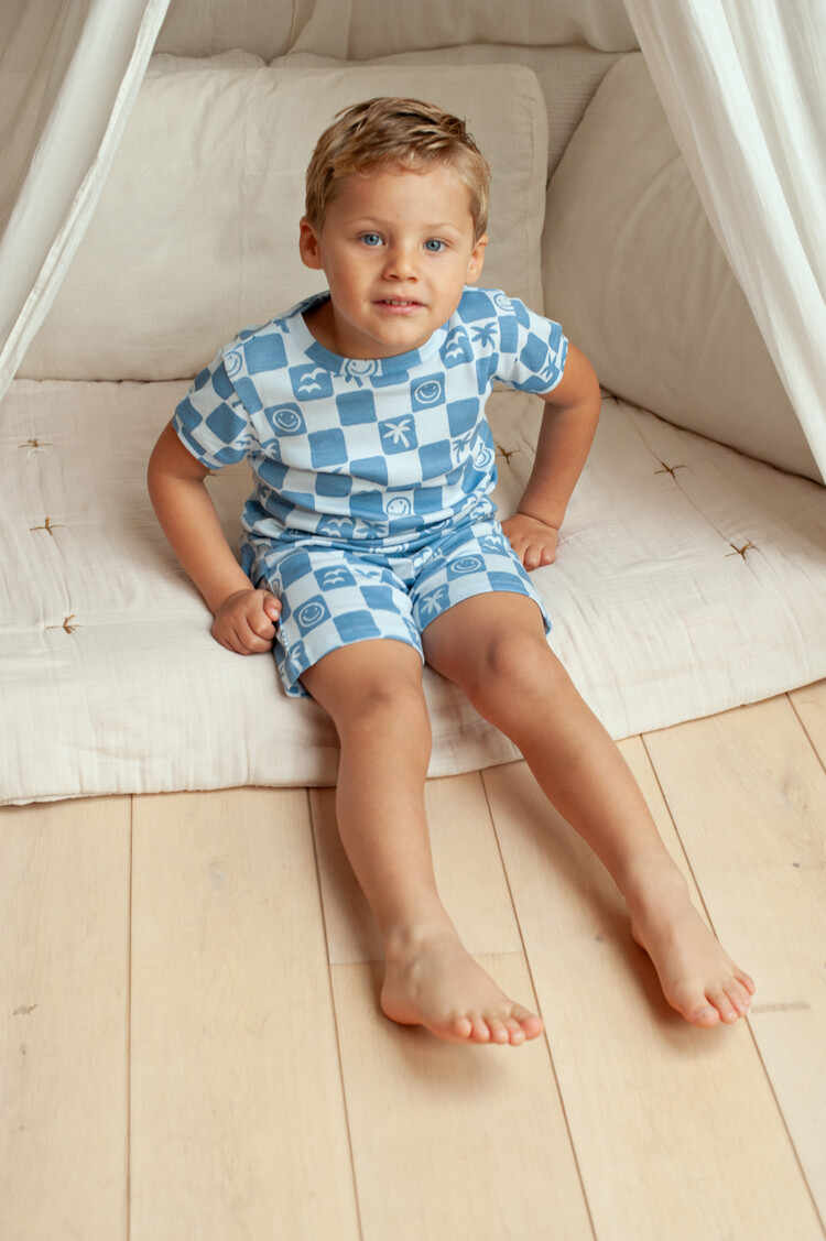 Feetje Summer Pyjama - Chase Check