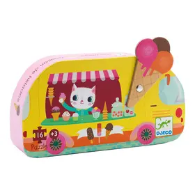 Djeco Djeco puzzle - Ice cream truck (16pcs)