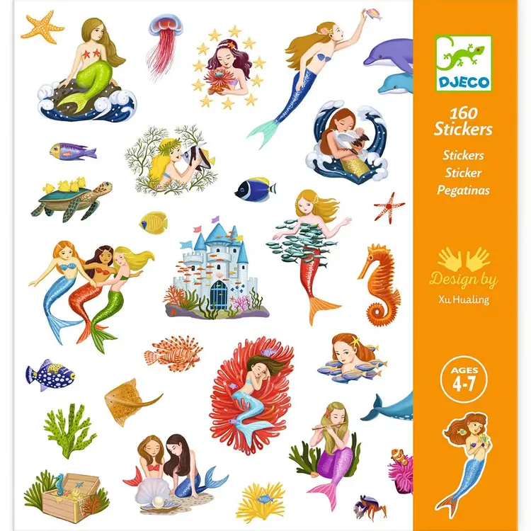 Djeco Djeco stickers - Zeemeermin