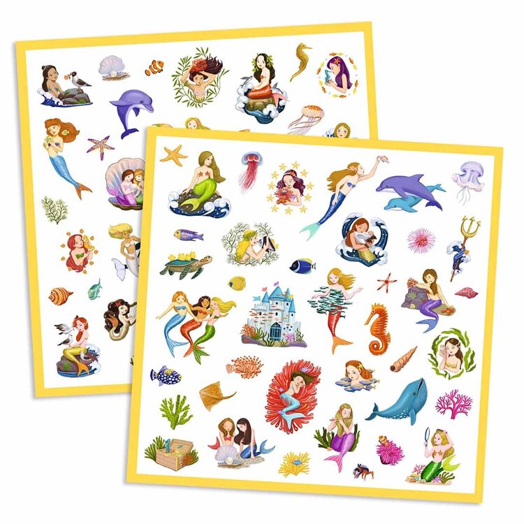 Djeco Djeco stickers - Zeemeermin