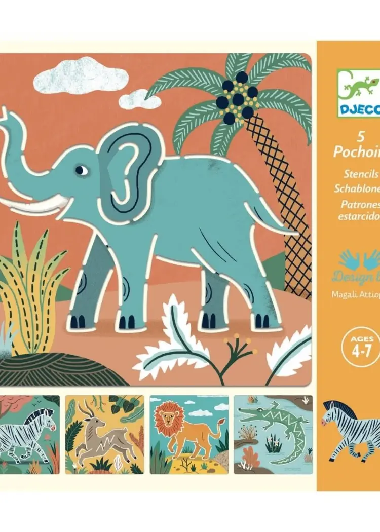 Djeco Djeco sjabloon - Savanne