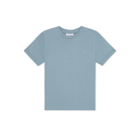 Les Deux Core Contrast Tshirt Kids - Faded Denim Blue