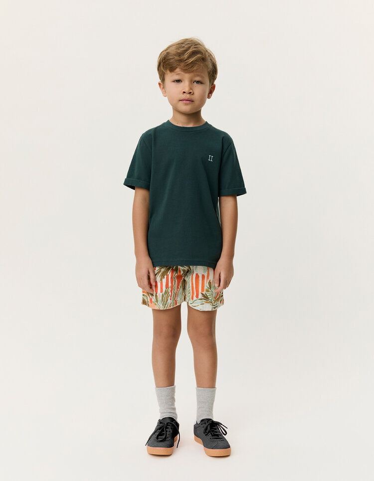 Les Deux Core Contrast Tshirt Kids - Pine Green