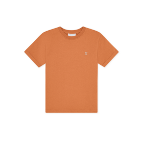 Les Deux Core Contrast Tshirt Kids - Raw Sienna Orange