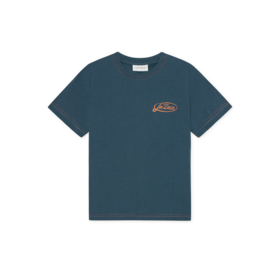 Les Deux Contrast Tshirt Kids - Dark Denim Blue