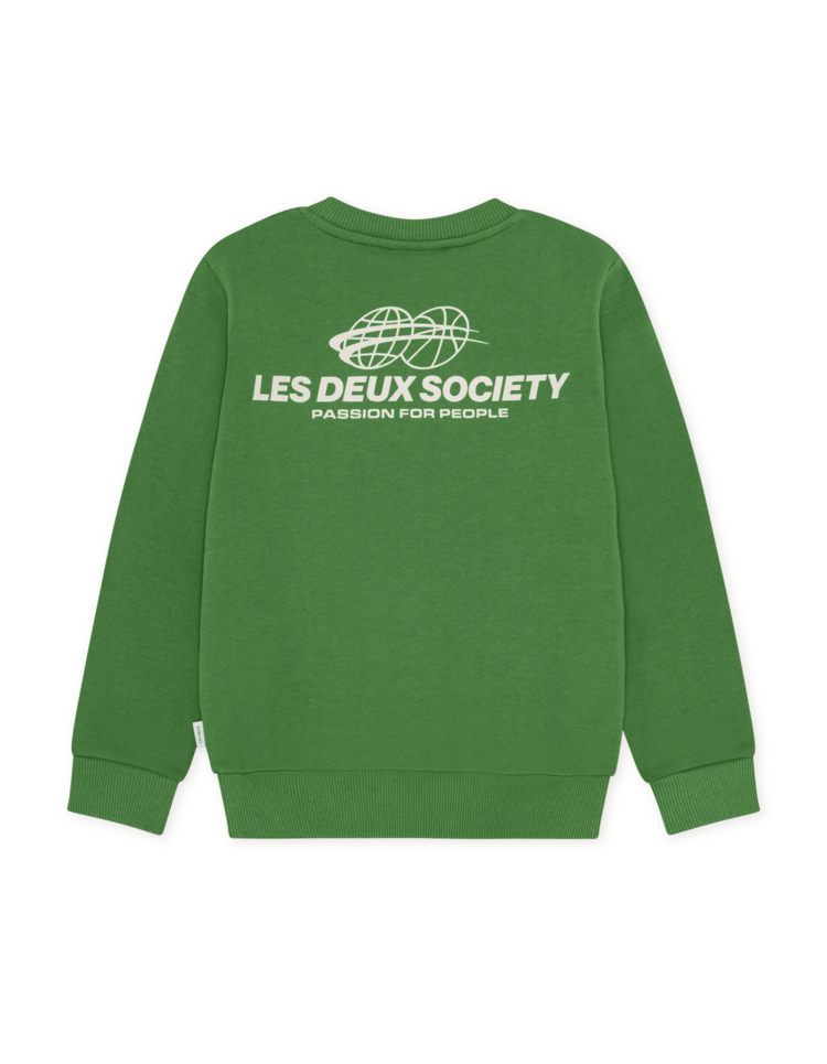 Les Deux Exhibition Sweatshirt Kids - Artichoke Green