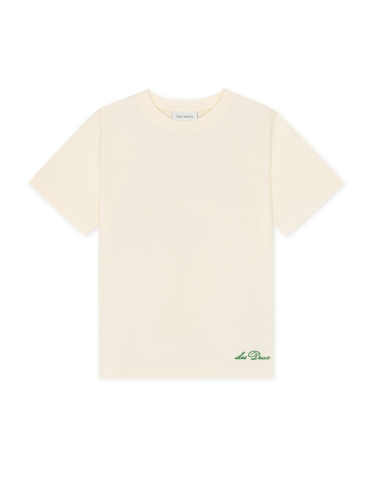 Les Deux Plant Tshirt Kids - Light Ivory