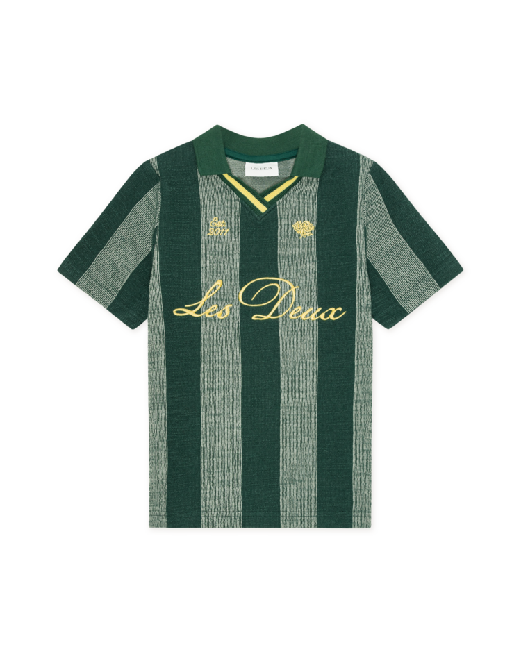 Les Deux Jacquard Football Jersey Kids - Pine Green
