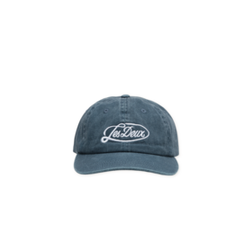 Les Deux Logo Dad Cap Kids - Dark Denim Blue