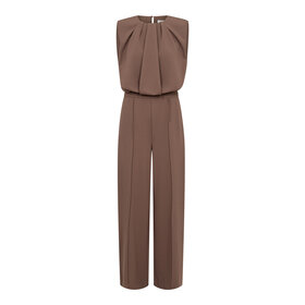 Co'Couture Falcon Pleat Suit - Walnut