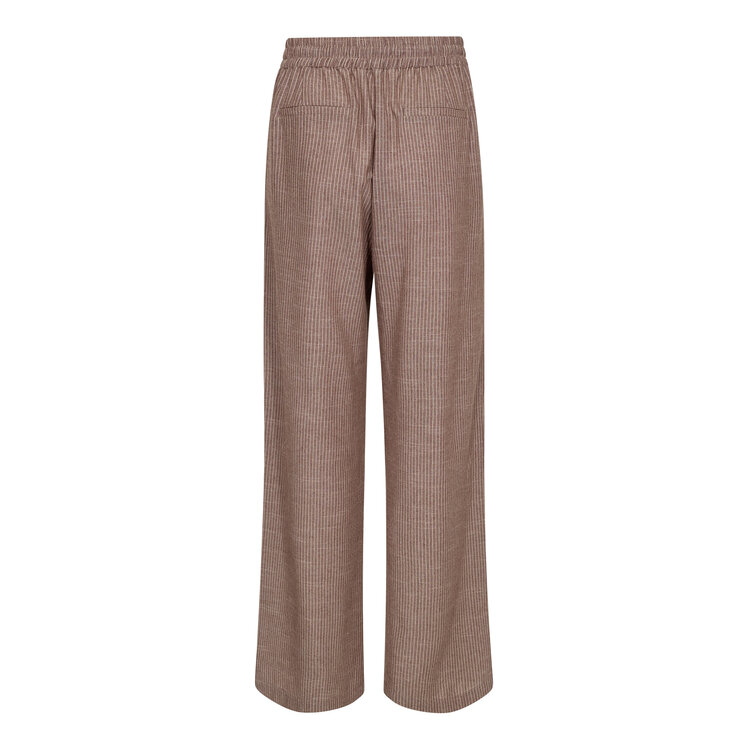 Co'Couture Jiho Stripe LL Pant - Brown