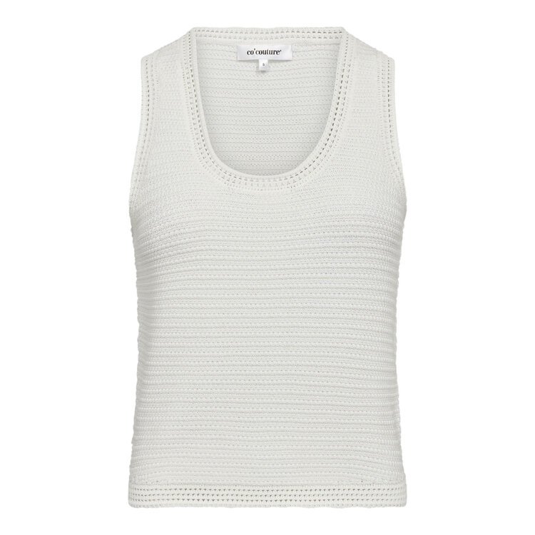 Co'Couture Lue Knit Top - Off White