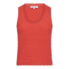Co'Couture Lue Knit Top - Flame