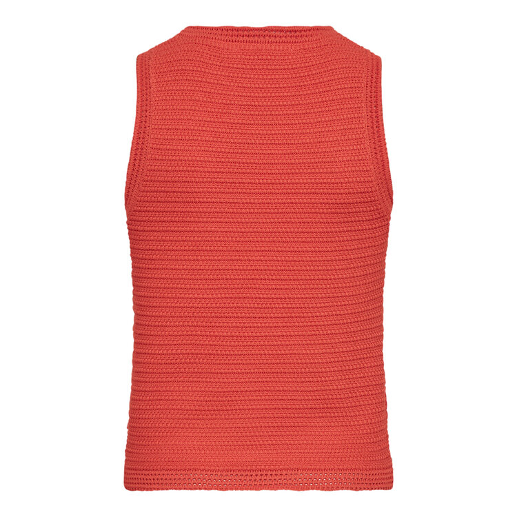 Co'Couture Lue Knit Top - Flame