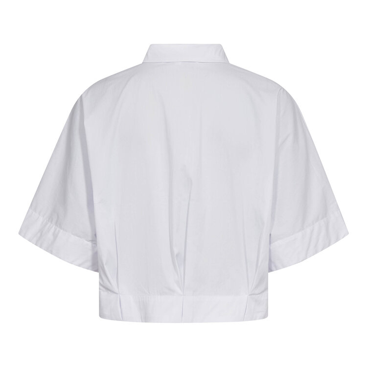 Co'Couture Elara SS Shirt - White