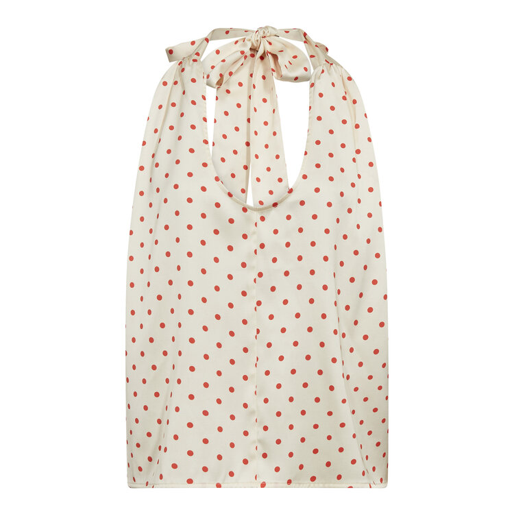 Co'Couture Cambria Dot Top - Off White