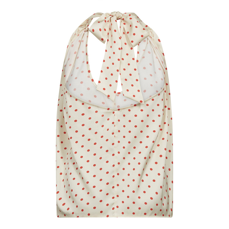 Co'Couture Cambria Dot Top - Off White