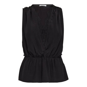 Co'Couture Sunny Lace Top - Black
