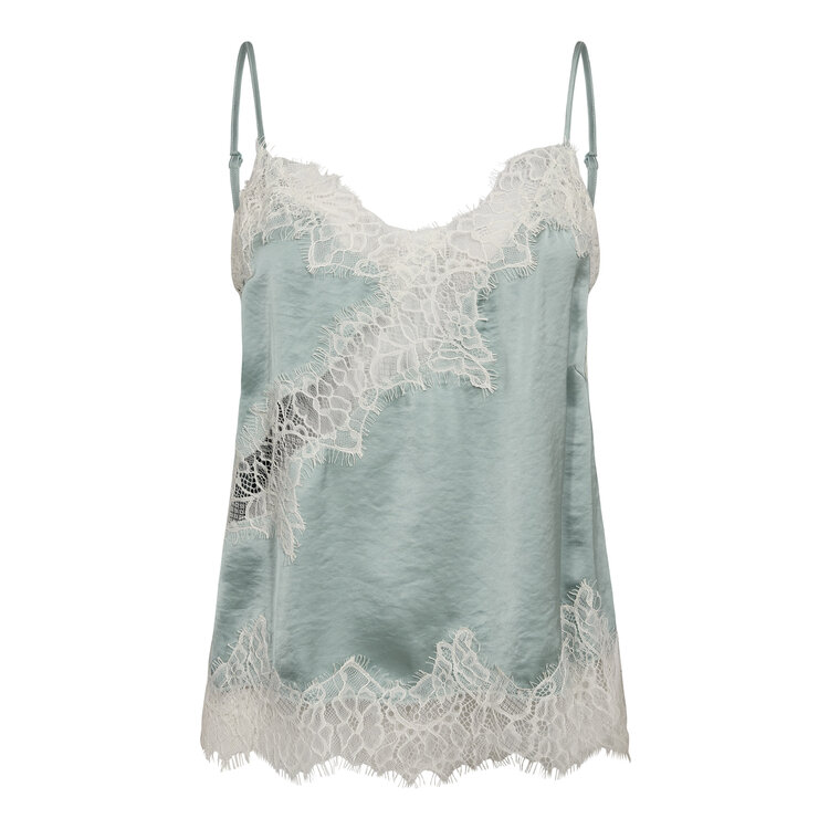 Co'Couture Idun Lace Top - Mint