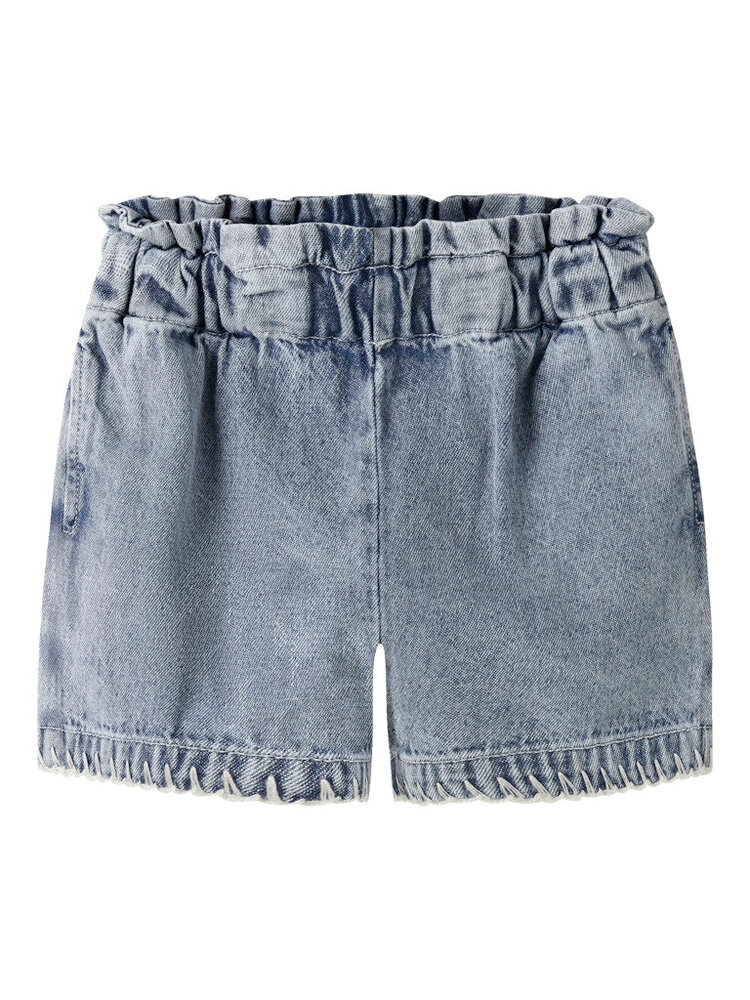 Lil'Atelier Baby Funda Loose Shorts - Medium Blue Denim