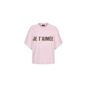 Aimée The Label Selara T-shirts Print - Pink Melee