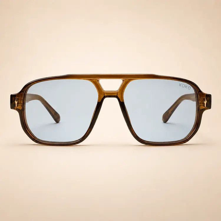 KOKO Koko Sunglasses 9012-3 - Brown/Blue
