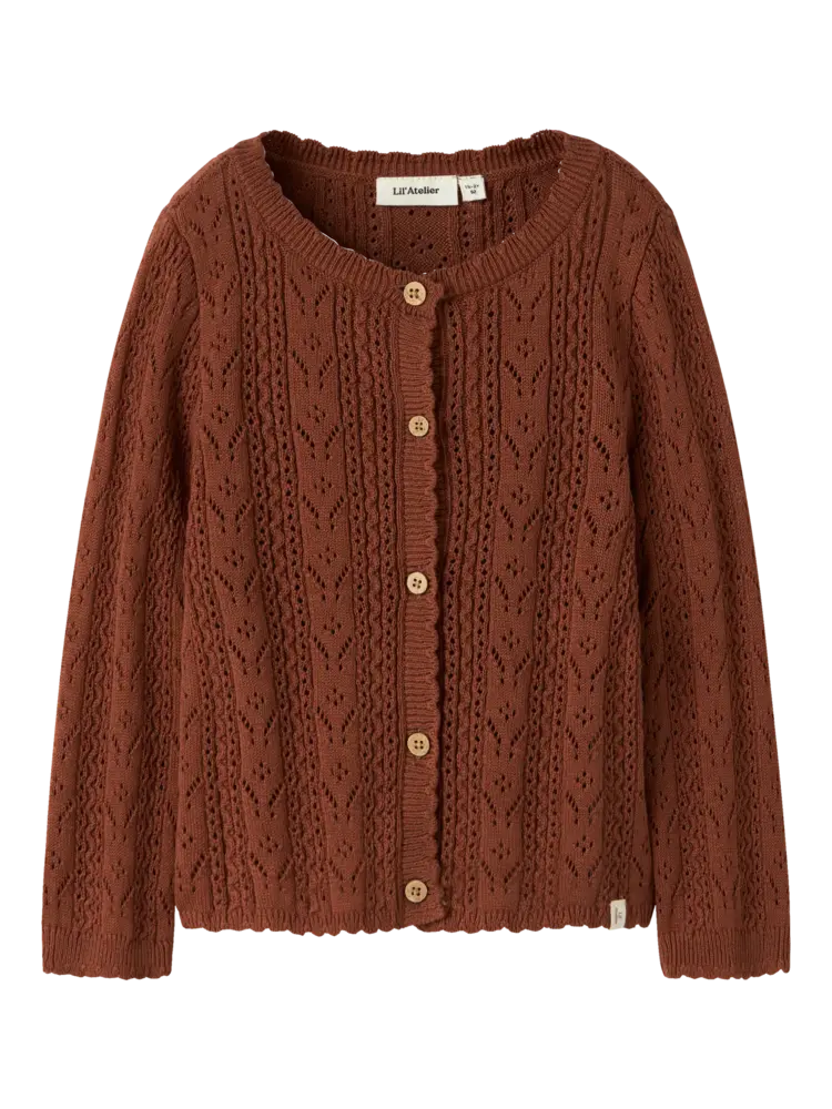 Lil'Atelier Kajsa LS Knit - Maple Syrup
