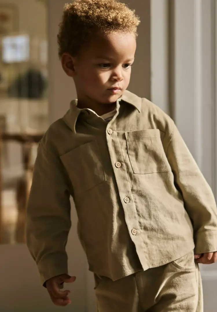 Lil'Atelier Koa LS Loose Shirt - Twill