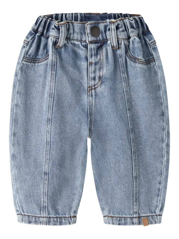 Lil'Atelier Baby Karole Tapered Jeans - Medium Blue Denim
