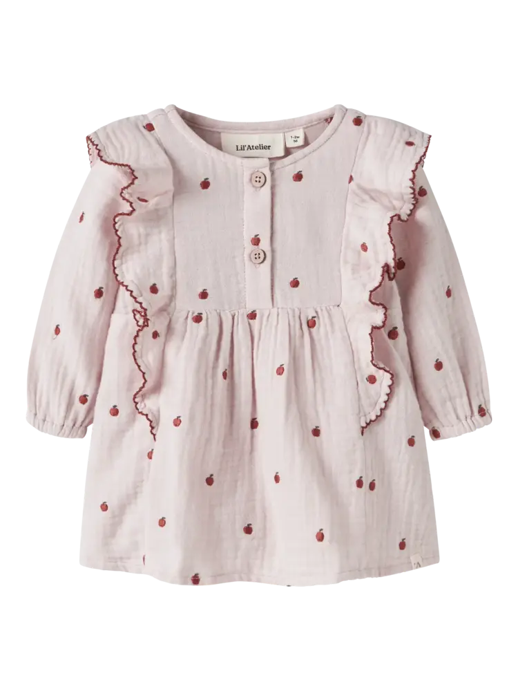 Lil'Atelier Baby Kamma Loose Dress- Hushed Violet