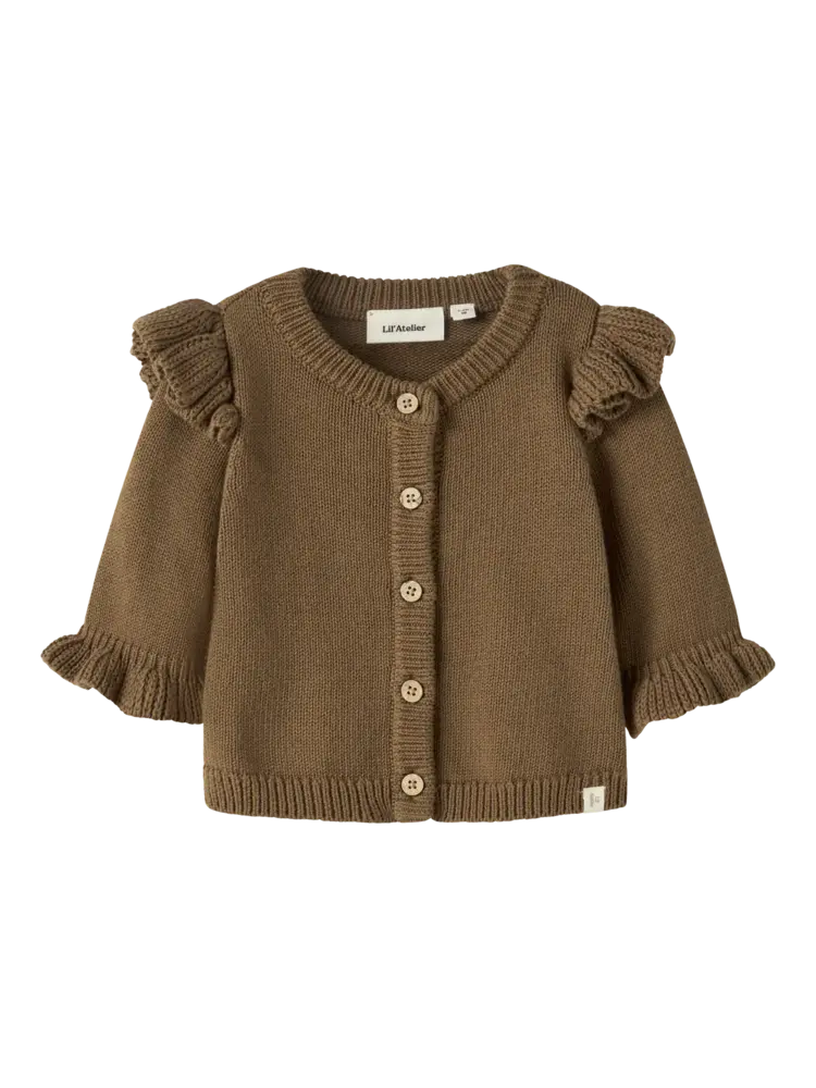 Lil'Atelier Baby Kopa knit Card - Kangaroo