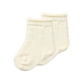 Lil'Atelier Baby Kendra 2p Sock- Turtledove