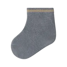 Lil'Atelier Baby Love for Stripe Sock - Sleet