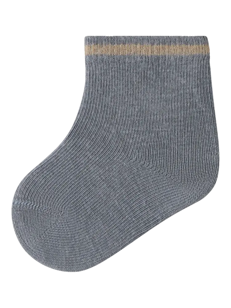 Lil'Atelier Baby Love for Stripe Sock - Sleet