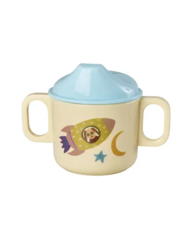 Rice Melamine Baby Dinner Set - Dogs in Space
