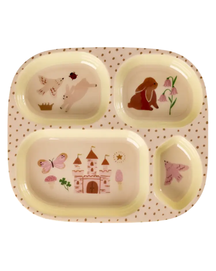 Rice Melamine Baby Dinner Set - Fairytale Print