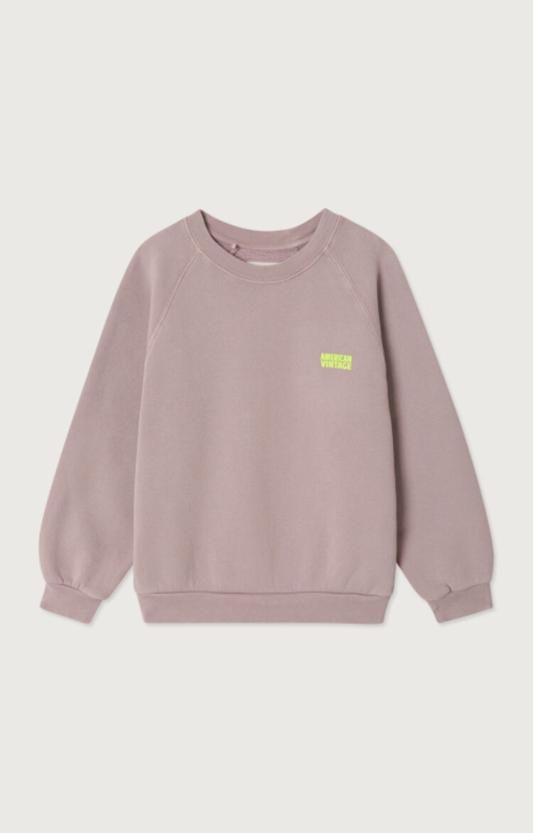 American Vintage Izubird  sweat - Prunelle Vintage
