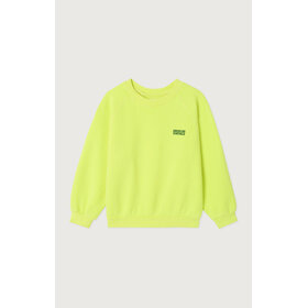 American Vintage Izubird  sweat - Citron fluo