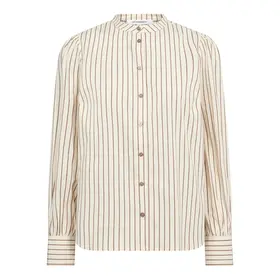 Co'Couture Sigrid Stripe Shirt - Bone